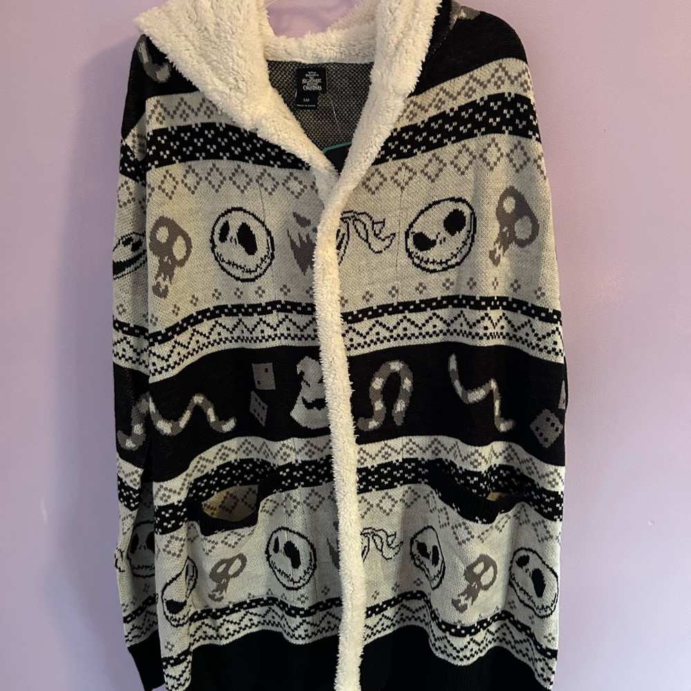 Brand New Disney’s Nightmare Before Christmas Cardigan Hoodie